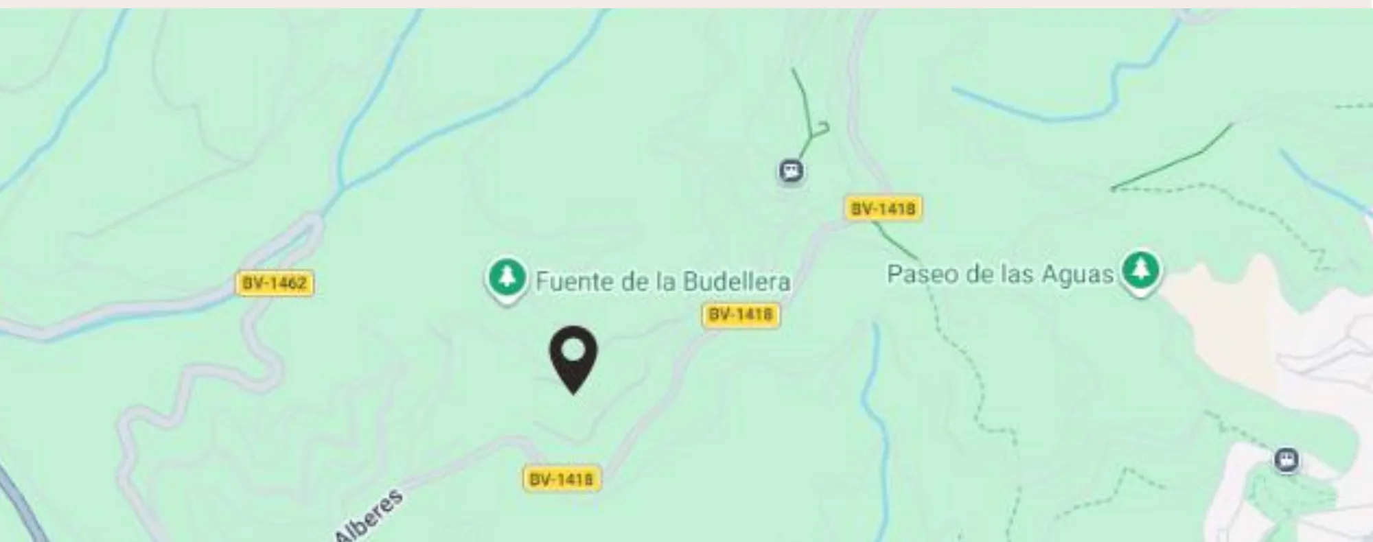 Plano de situación de Torre de Collserola